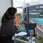 Chanel Iman Instagram – Perfect date at F1 in Miami 🏎️💨 Thank you @fiatusa  for inviting us to the trophy house to watch the race #fiat500e