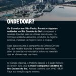 Wanessa Camargo Instagram - 🆘 RIO GRANDE DO SUL
Tenho certeza que vcs estão tb de coração partido com tudo que estão vendo, mas eu soube diretamente de pessoas que estão lá que o que tá aparecendo na mídia não é 10% do que está realmente acontecendo, é muitoooo mais grave.
Vamos ajudar? Além de muita oração, vamos de ação! Estou convocando o máximo de pessoas possíveis pra essa corrente do bem na qual também faço parte!