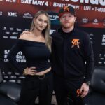 Kinsey Wolanski Instagram - @canelo Vs @jaimemunguiaoficial fight this saturday! 

Canelo Álvarez puts his undisputed super middleweight world title on the line against unbeaten former world champion Jaime Munguía! 
@premierboxing 

Link in my bio for broadcast 

#boxing #canelo #munguia #oscardelahoya