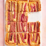 Martha Stewart Instagram – The secret to success with this stunning tart is blind-baking the crust. Pop it in the oven before making the filling—this helps it get firm and crunchy, which means you won’t end up with a soggy bottom as the simple custard and scored rhubarb stalks get baked in. Get the recipe at the link in our bio. 📷: @ksears recipe: @sarahcarey1 food styling: @chrisnlanier prop styling: @suzie_myers