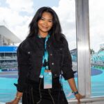Chanel Iman Instagram – Perfect date at F1 in Miami 🏎️💨 Thank you @fiatusa  for inviting us to the trophy house to watch the race #fiat500e