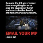 Nicola Coughlan Instagram – Repost• @medicalaidpal 🚨 An invasion of Rafah must not be allowed to go ahead.

Israel has forced more than one million Palestinians in Gaza to flee to Rafah, a small city in the south, claiming it to be a ‘safe zone’. 

For months, the Israeli military has been bombing Palestinians there. Now, they are planning a ground invasion.

🔴 Take action to protect Palestinians in Rafah 👉 

#Gaza #Palestine #Rafah #CeasefireNow #OpenGaza #StopRafahAttack