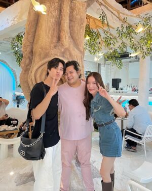 Worranit Thawornwong Instagram - รวมตัวนานๆที🩵🤍🫶🏻
