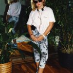 Jessica Capshaw Instagram - I was really feeling myself during this phase... #swatchwatch #walkman #fourthposition * I wonder where I was going in this look...?