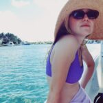 Dakota Fanning Instagram - Looking towards the weekend like...”you’ll never be as good as last weekend but we can try 🙄” Take me back to Miami! Photo always by @chloerosey