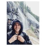 Melissa Benoist Instagram - here is a man about to walk through a waterfall