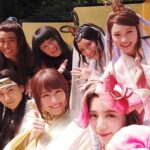 Kasumi Arimura Instagram - 桃ちゃんもビックリ。家族っていいね☺️👍