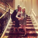 Jessica Capshaw Instagram - When you get caught in the act of trying to get a sweet selfie... And for the record I had the best date for dinner in all of Paris. 💕