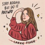 Jessica Capshaw Instagram - I love this.

Being brave has never felt like I was able to shed my fear in order to do what I wanted to do. Being brave has always felt like I had to hold my fear, move through it and do whatever I was hoping to do anyway.

Anyone else?
