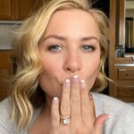 Jessica Capshaw Instagram - Sending big love out to all while I’m workin’ it on a Saturday with my 90’s French tips ready to go...#dearzoe