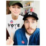 Melissa Benoist Instagram - We voted all the way from Canada! Because IT’S IMPORTANT and we’re lucky we have the right to — #ivoted