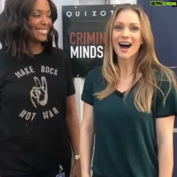 A.J. Cook Instagram - Aisha and I have teamed up with @omazeworld to give YOU the chance to come hang with us on the Criminal Minds set! We’ve got your flights & hotel covered, too. Support a great cause and ENTER to win through my bio link or at omaze.com/criminalminds #onlyatomaze
