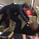A.J. Cook Instagram – Flying in the jet with @gublergram and @aishatyler
