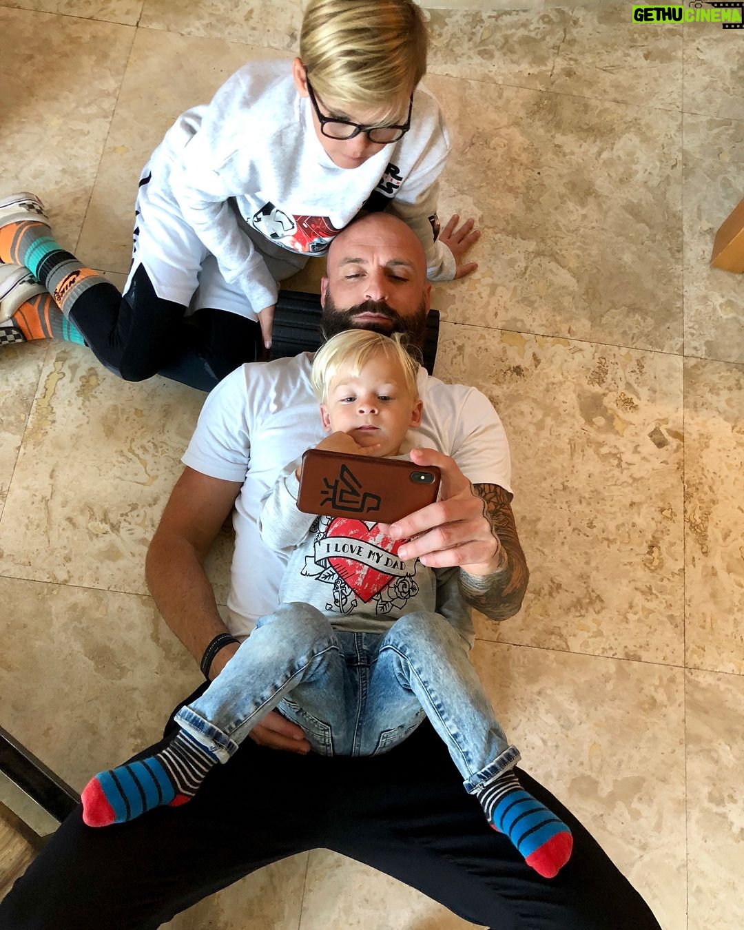 A.J. Cook Instagram - I feel so fortunate to have always had incredible fathers in my life. #happyfathersday #papacook @nathanandy 💙💙