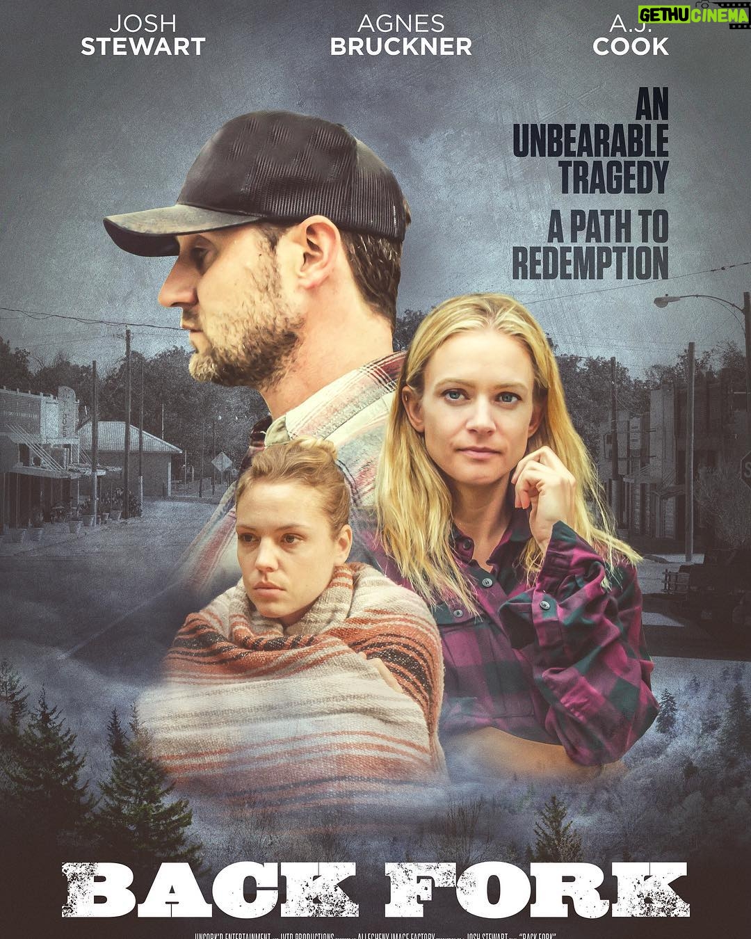 A.J. Cook Instagram - @backforkfilm is coming. @j0shstewart tells a beautifully raw story of love, loss, addiction and redemption. So honored to be involved in this little gem of a film. #addiction #love