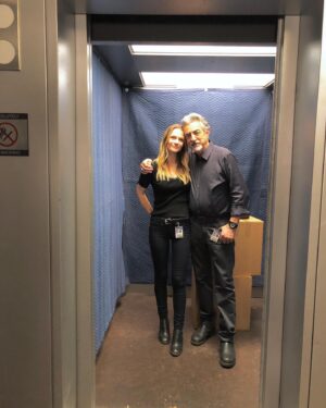 A.J. Cook Instagram - I had to say goodbye to some iconic television characters yesterday. #Prentiss #Rossi #Lewis #Simmons #Alvez  I love these crazy cats. Only one more day left of filming #criminalminds  #wheelsup