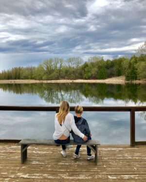 A.J. Cook Instagram - Unfortunately, I still have not figured out how to be in more than one place at a time. (If anyone knows this secret, please share) But right now, this is a beautiful place to be. And let’s be honest, in the not so distant future, my boys will be too “cool” to hangout with their embarrassing mom. #momlife 💙