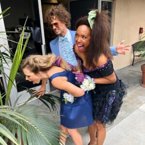 A.J. Cook Instagram - Napoleon Dynamite was my date to prom. It didn’t end well. Catch our 300th episode of #criminalminds tonight at 10pm on #cbs #300 #80s #prom
