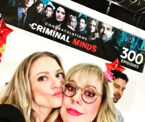 A.J. Cook Instagram - So much to celebrate! Thank you for all the birthday love yesterday. Today is my sons 3rd birthday and Criminal Minds 300th episode celebration!! Much to be grateful for. Thank you for letting us into your living rooms and loving these characters as much as we do. #family #criminalminds #300 #bts #muchlove 💗☺️