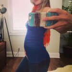 A.J. Cook Instagram - Happy #bump...I mean, #hump day!! Less than halfway to go....