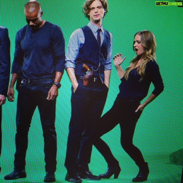 A.J. Cook Instagram - Caption competition!! @gublergram @criminalmindsofficials