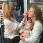 A.J. Cook Instagram – #mommytime meets #worktime