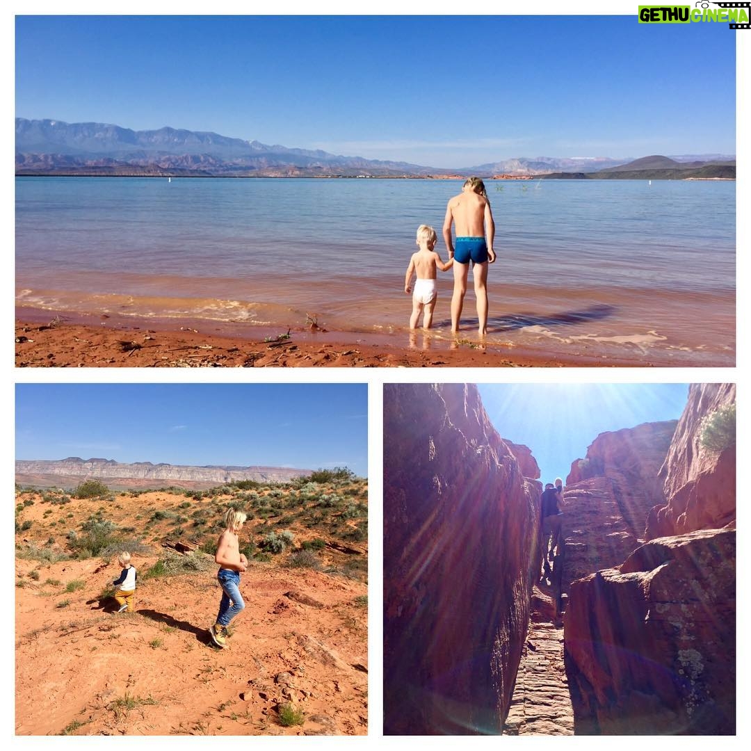 A.J. Cook Instagram - #springbreak #utah #nature