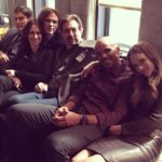 A.J. Cook Instagram - Relaxing in between takes. Photo taken by brilliant director Larry Teng.