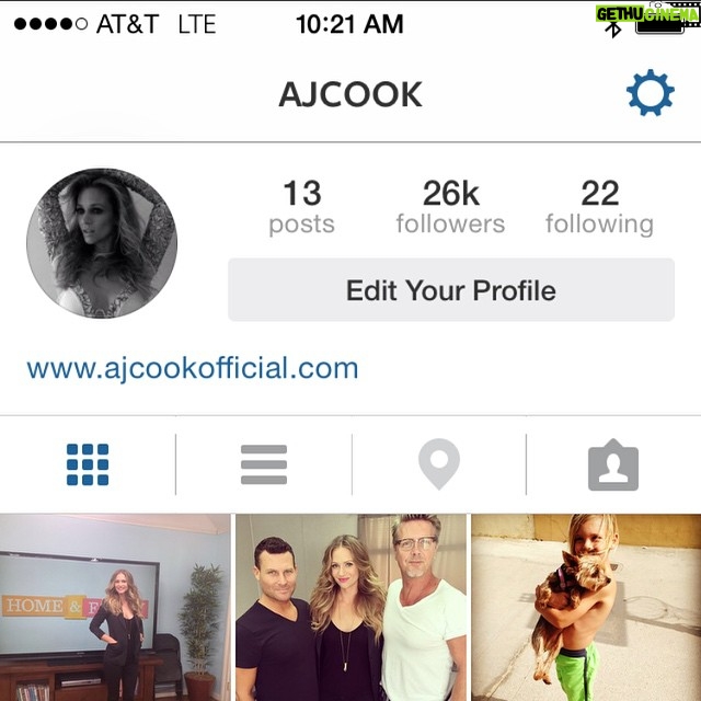 A.J. Cook Instagram - I'm now AJCOOK on Instagram!!