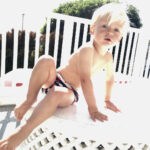 A.J. Cook Instagram - Thanks for all the birthday wishes yesterday! Today is all about the littlest dude in this picture. Phoenix. How are you 2 already. No one makes me laugh like this kid does. There are no words to sum up the amount of love and gratitude I have for these three. 💙💙💙 @nathanandy