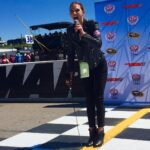 A.J. Cook Instagram – “Drivers, start your engines” A BIG thank you to @martinsville_speedway and @nascar for making this an unforgettable  day!