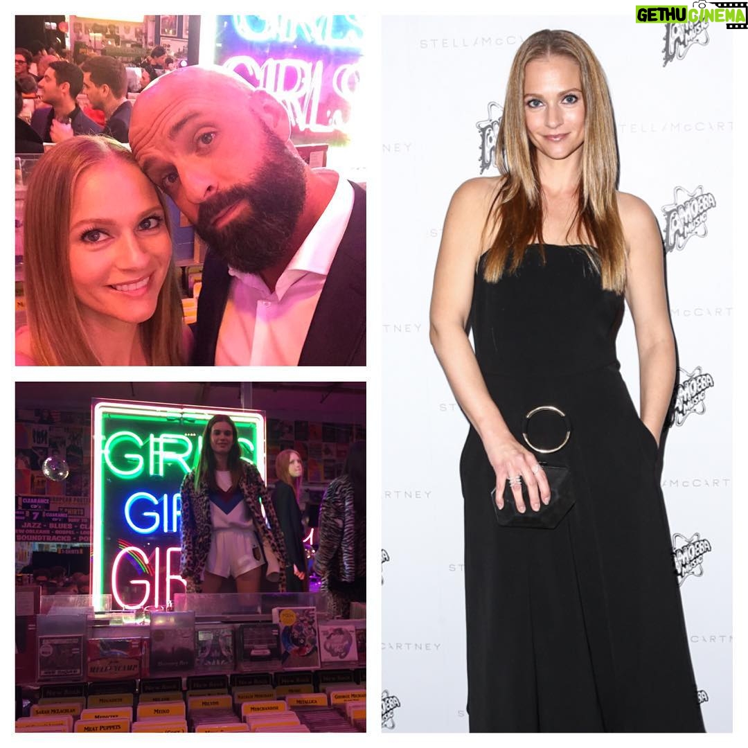 A.J. Cook Instagram - From the Stella McCartney event. Thx @alyssafgreene for helping me with the sparkling jewelry!! @nathanandy