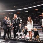 A.J. Cook Instagram - Congrats to @jeffcarter_77 and his beautiful family on 1000 #NHL games. What a milestone. @meg__carter__ @lakings #hockey #family #weareallkings