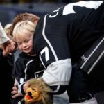 A.J. Cook Instagram - Congrats to @jeffcarter_77 and his beautiful family on 1000 #NHL games. What a milestone. @meg__carter__ @lakings #hockey #family #weareallkings