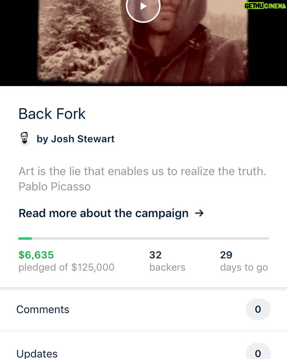 A.J. Cook Instagram - PLEASE BACK THIS FILM!!! Link in my bio. This is a beautifully written script by the talented @j0shstewart Please share this link. I'm honored to be apart of this film.