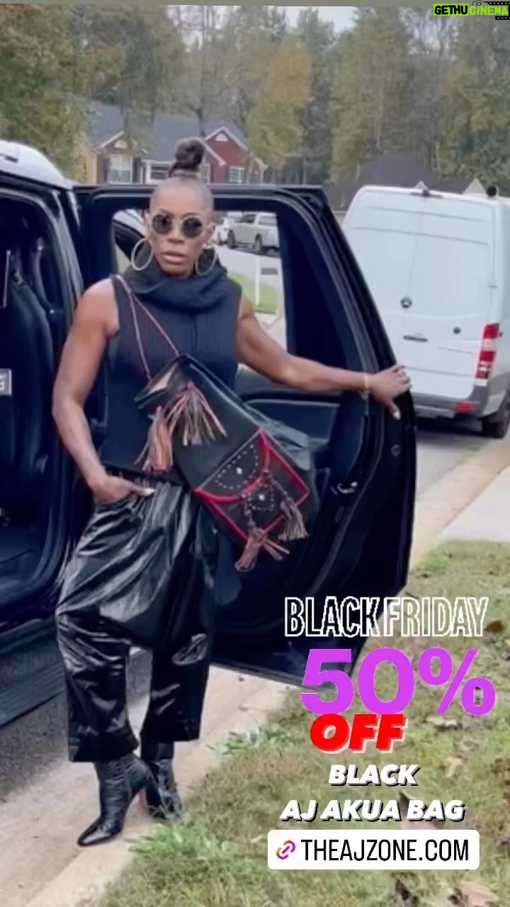 A.J. Johnson Instagram - IT’s BLACK FRIDAY Y’ALL!! Enjoy 50% OFF of my favorite bag and support the amazing artisans that I’m meeting as I travel Africa!! They had no online presence but now, they are my family so I share their work with you!🥰🙏🏾 Join us and be #thebridgetobetter HURRY to AJ AKUA’S AFRICA at theajzone.com KEEP WATCHING!! MORE SALES COMING!!!😝🙌🏾