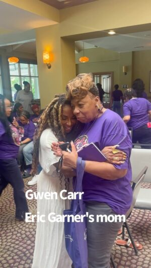 A.J. Johnson Instagram - When the funerals are over. 
When the media and  cameras move on...
They need us. 

I'm dedicating this week to #CircleofMothers, mothers who have lost loved ones to gun violence and police brutality. 
With my sister☺️ my soror 🔺 my friend😊 @sybrinafulton ( Trayvon Martin) as our fearless leader, Im gutted that there are sooooo many but humbled to call the 500 plus women my sisters. This weekend at our retreat, the healing -the life shifting- the steps forward continued... not 1 day, but 1 moment at a time.

I'm not sure why God has called me to this work, but I'm honored and blessed to be chosen and to have their trust. @wandacooperjones ( Ahmad Aubrey) @gwencarr33 ( Eric Garner) and more- I love you and thank you for believing in me.🥹🙏🏾

Keep watching for more on our time together. Welcome to Circle of Mothers, yall...the bravest- strongest front line women I know. ❤️🥹🥹☺️🙏🏾