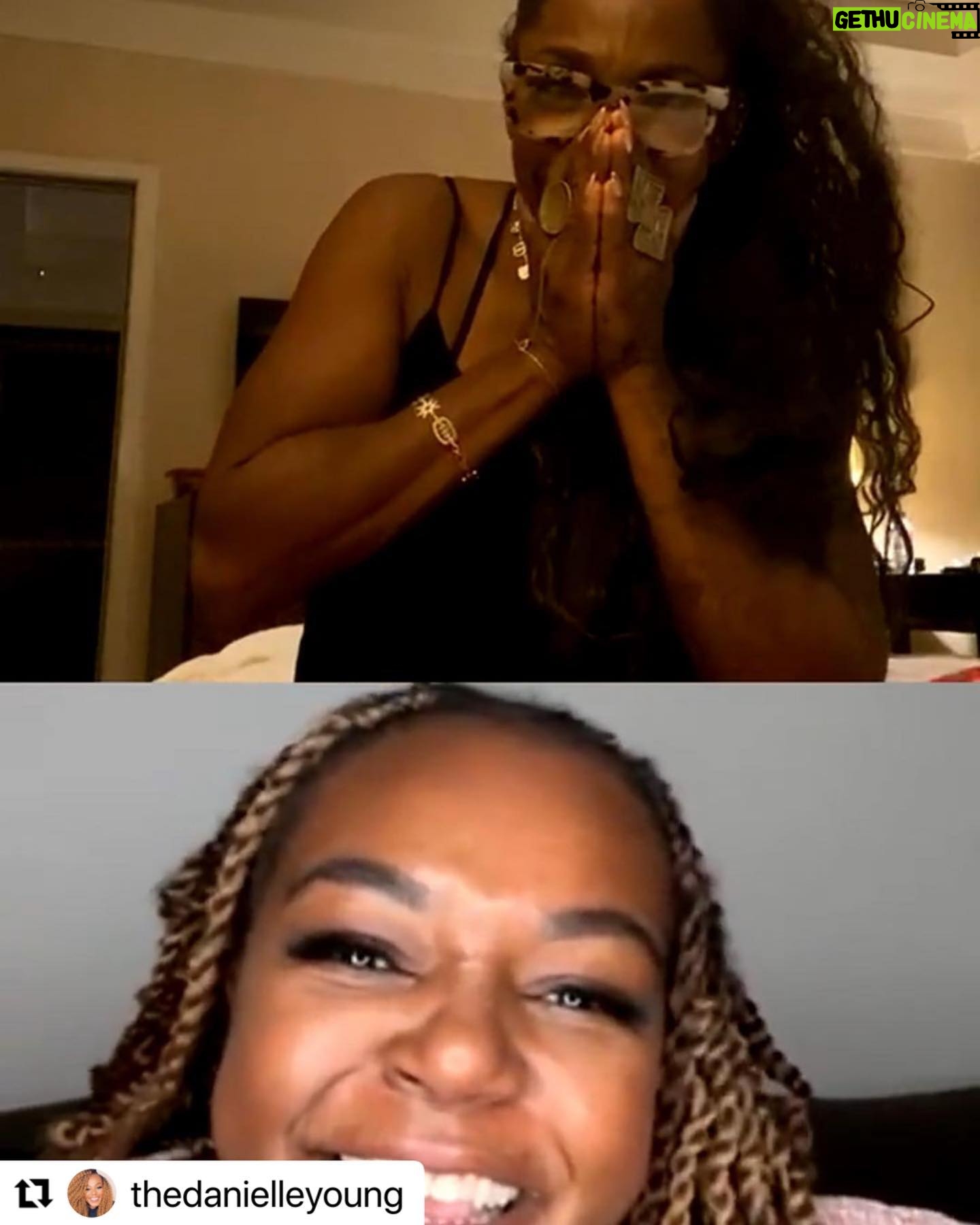 A.J. Johnson Instagram - My #wcw today is my sister @thedanielleyoung because she is the definition of when you let God pick your friends….so grateful HE gifted MY life with you D🥰😘🥲🙏🏾 Forever. Amen. #Repost @thedanielleyoung with @make_repost ・・・ Story time!: It started with an interview. I had booked @theajzone for my interview series #RealQuick and the interview was so connected and vibrantly abundant, both of us didn’t want to stop talking. More and more people started to join the live and before we knew it, our chemistry had created “a thing!” Once we wrapped, AJ hit me about having our soulful convos on a weekly basis. In the middle of a pandemic, and also trying to find a job, I was overwhelmed by the thought of creating something I wasn’t being paid for. But in typical AJ fashion, she put the interruption out there and gave me the option to lean in. I knew what leaning in would do—it was going to open up my world, however glorious, however difficult. I wasn’t ready. But I was. #SoulFoodSessions was born. Me and AJ got together every week to help people shake themselves awake to live their best and favorite lives. These sessions gathered me every week. Sometimes there were tears, most times there was laughter but each and every time, there was a powerful shift. AJ became a friend, sister, life coach and mentor. We built this relationship while being 2000 miles apart. And finally, after I moved to LA, after 2 years of seeing her on IG LIVE, I got to meet AJ face to face for the first time. Neither of us could even believe we hadn’t met in person. This woman has changed and continues to change my life through disruption. I wouldn’t have it any other way. No more tiny crowns for this queen! AJ, thank you for being something and someone I can feel. I love you sister. Forever. ❤️ @blackexcellencebrunch @hallmarkmahogany 🙏🏾 #wcw #womenshistorymonth #womensupportingwomen #Wisdom #wellnesswednesday