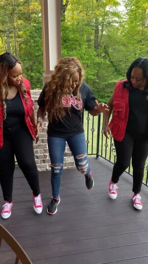 A.J. Johnson Instagram - Once a step master ALWAYS a step master!!💃🏾🤣🤣🔺🔺

On this #wcw I GOTTA 
send all my DELTA love to all the NEOS all over  the world entering this illustrious sisterhood of DELTA SIGMA THETA, Spring 2022!!!!!🔺

To my #DST beginning, ETA KAPPA CHAPTER, Spelman College,  congratulations sorors, I’m so proud to have you in the family!!!🥰🙏🏾🔺#HKMADE BABYYYYY!!!😝🙌🏾🔺

And to my sister @tashionmacon, Atlanta Alumnae , I’m soooo glad God let me surprise you face to face!!🥲🥰 DST is blessed on another level with your inclusion and I am honored to continue to change the world with you, DST style😘😘🔺🙏🏾 Roni- you just got a 3rd sisterrrrr babyyyy😝🙌🏾🔺

Undergrad and Grad …Many want it…But few are chosen.🔺🔺🔺

SORORS!!! D9!!!!! Help me “ bounce wit it” 😝🙌🏾🙌🏾🔺🔺🔺tag the new sorors in YOUR life🥰🙌🏾 -show some love to our NEOS world wide!!!🌍🙌🏾❤️💃🏾🔺

Ooo-OOOP!!!❤️🔺AJ AKUA