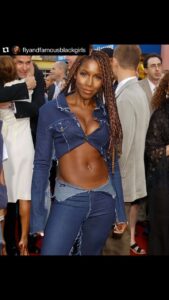 A.J. Johnson Instagram - Flashin back 19 yrs to 2003 with these fly AF 😝🔥🔥🔥@flyandfamousblackgirls as we cause disruption at my ❤️ @tyrese #fastandfurious premier! You knowwww it’s a #flexfriday with 🗣ALLLLL THIS YUMMY CHOCOLATE ?!!😋🍫🍫🍫🙌🏾 Ready… set.. FLEX!😝😝 #repost #fbf #chocolate #womenshistorymonth #global #flex #disruption #sprangin 🎶 @saweetie