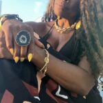 A.J. Johnson Instagram - Y'all.... A #DOWNLOAD at sea!!!😳🛳️ Ok..if you're a control freak... this is for you. You MUST release thinking you are in control. 🤦🏾‍♀️ Even if you think you are responsible for the good Our more demands we move like water-in the power of our flow- our flexibility!?😲 THIS week... let's practice moving like water-having a flexible mind- a soul that can shift direction and move over under and around ANY obstacle! Let's practice being like water-more flow! The flow is not easy... but it is necessary. Be water. AMEN? 🖤🤍AJ AKUA #soul filled #Sunday #flow #water #bewater #control #virginvoyages