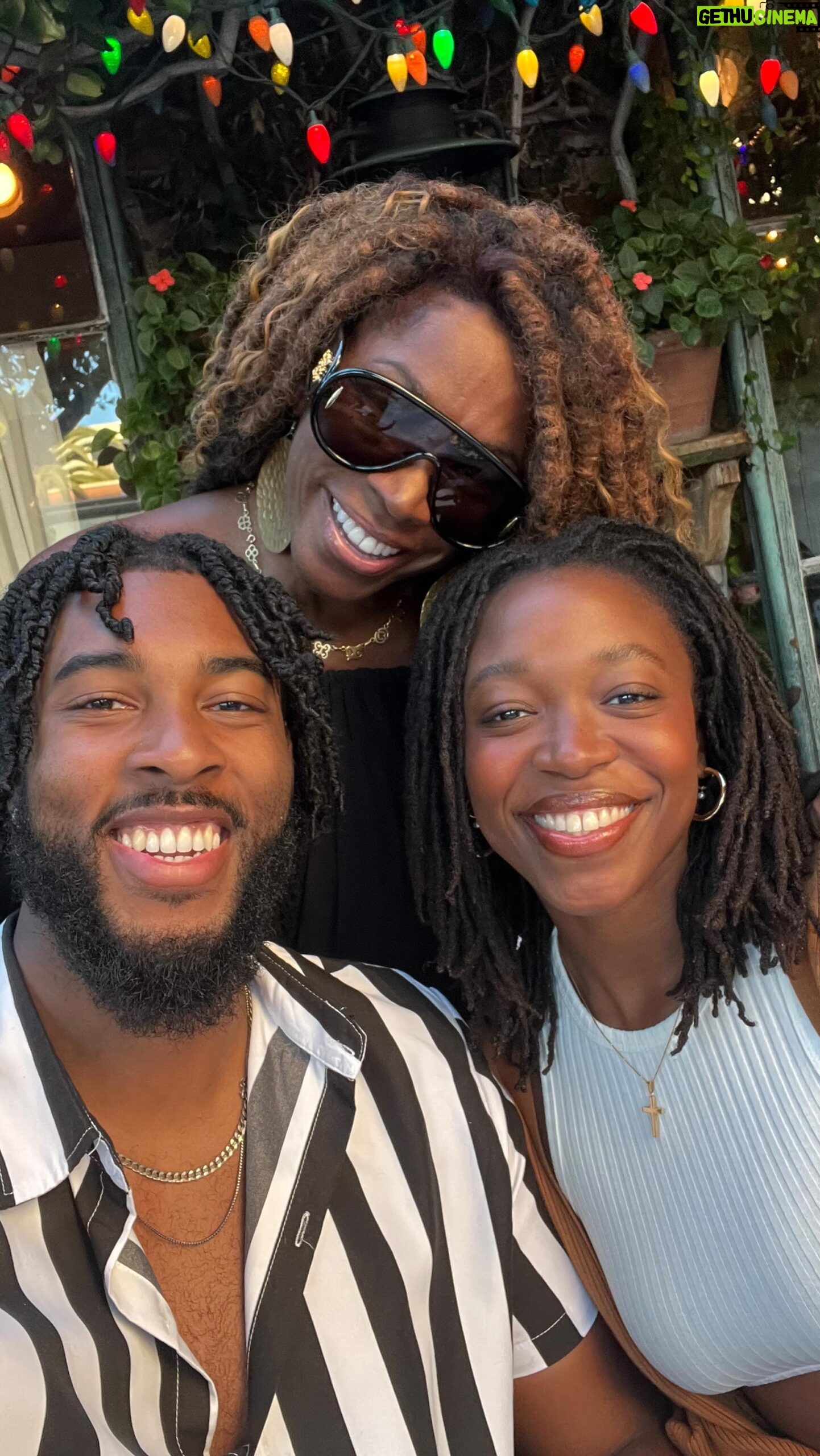 A.J. Johnson Instagram - Ok IG FAM!!!! Landon is my youngest nephew and God has us both in LA -a rarity- at the same time so we got to do big celebration instead of years of face time calls!!!😝🙌🏾🙌🏾🤭 He grew up knowing AJ JOHNSON, but expressed wanting to get to know Auntie AJ better☺️🙏🏾🥹🥹 so this is our new beginning! I love you Landon- but I like you - even if we were not related I like the man you have been and continue to be. Im proud of you and your life choices. A graduate of GATECH, a proud member of Alpha Phi Alpha Fraternity, Inc ❤️🤍🖤💛🙌🏾. I’m praying a covering of God’s grace favor, supernatural provision of finances and optimum health over your life! I claim your spiritual freedom to live your passions and purpose and a spirit of adventure and exploration around the world. 🙌🏾❤️🌍 Happiest 25th birthday!!!! Y’all help me send him BIG birthday love and blessings to @_don.lando_ 😝🙌🏾❤️😘😘😘😘🎂!!!! Thank you @ivyrestaurants Beverly Hills and @nylah.akua for making our night so special☺️🙏🏾