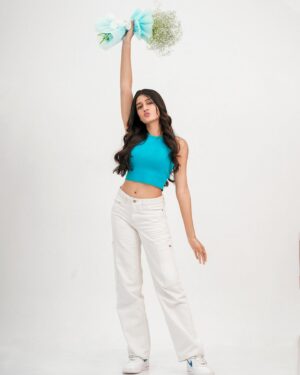 Aadhya Anand Instagram - Find me in a flower field🌻

Edited by - @omkarnaik__ 
#aadhyaanand #aadhya_anand #fashionphotography