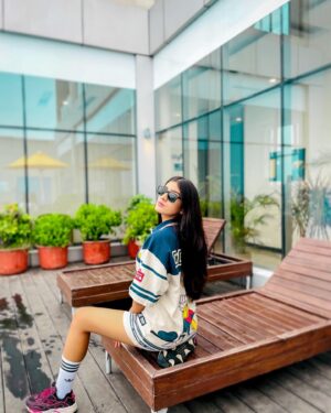 Aadhya Anand Instagram - You give me the kind of feeling people write novels about 🤎
.
.
.
.
Edited by - @omkarnaik__ 
#aadhyaanand #aadhya_anand #fashion #trendyoutfit #bollywood #teenstyle #dreamgirl