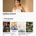 Aadhya Anand Instagram - @aadhya_anand , who ranks at #8 in this week's IMDb Popular Indian Celebrities feature, has entertained us with characters in a range of titles , including her recent release Friday Night Plan on @netflix_in 💛 Here are other titles she is known for that you can explore 🍿 🎬: Bombay Begums | Netflix Crushed Season 2 | Amazon miniTV Bravehearts | YouTube