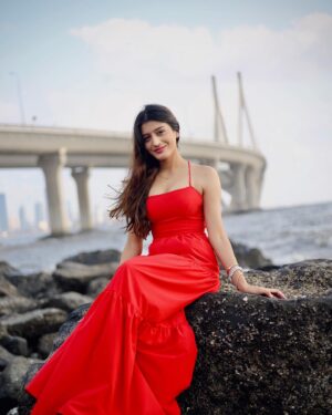 Aadhya Anand Instagram - My mind is full of you🍷

Photography - @shadank_photography 
.
.
.
.
#aadhyaanand #reddress #teenactor