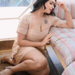 Aanchal Munjal Instagram - Can I pls be your fav 👄 Wearing @shopseoraa Mua @prassiddhi.thaker Hair by @aarthishanmukhi Shot by @khiladii_bhaiyaa Shot at @baliboo.official