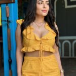 Aanchal Munjal Instagram – He calls me his sunshine .. 🌝💛

Wearing @howwhenwearclothing
Shot at @1522inmumbai