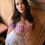 Aanchal Munjal Instagram – Can’t decide if this outfit is hot or cute 👅