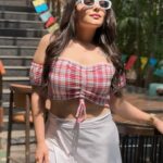 Aanchal Munjal Instagram – Can’t decide if this outfit is hot or cute 👅
